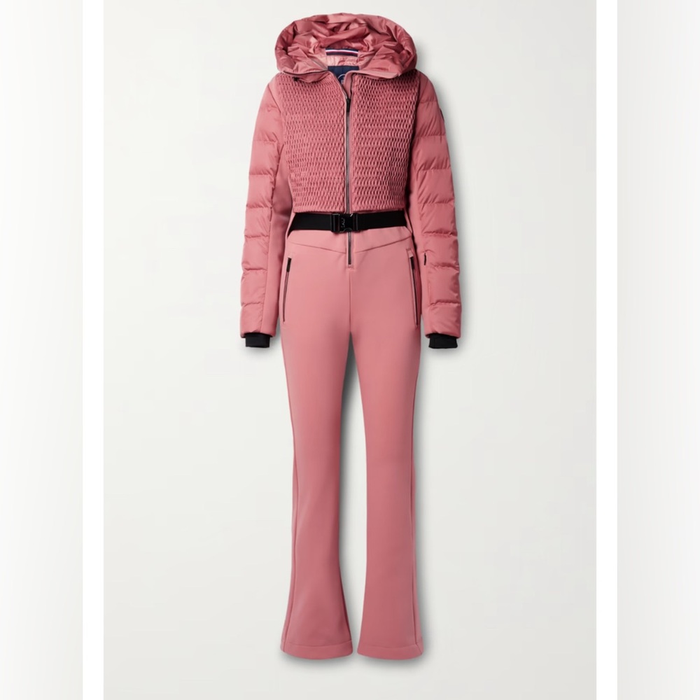 Fusalp pink skisuit onesie